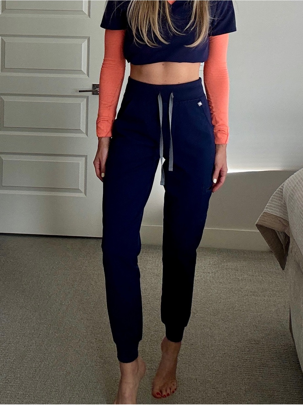 Figs Women's High Waist Zamora Jogger Navy
